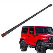 Rydonair 13 inches Antenna Compatible with Jeep Wrangler JK JKU JL JLU (2007-2020) | w/Red Bottom