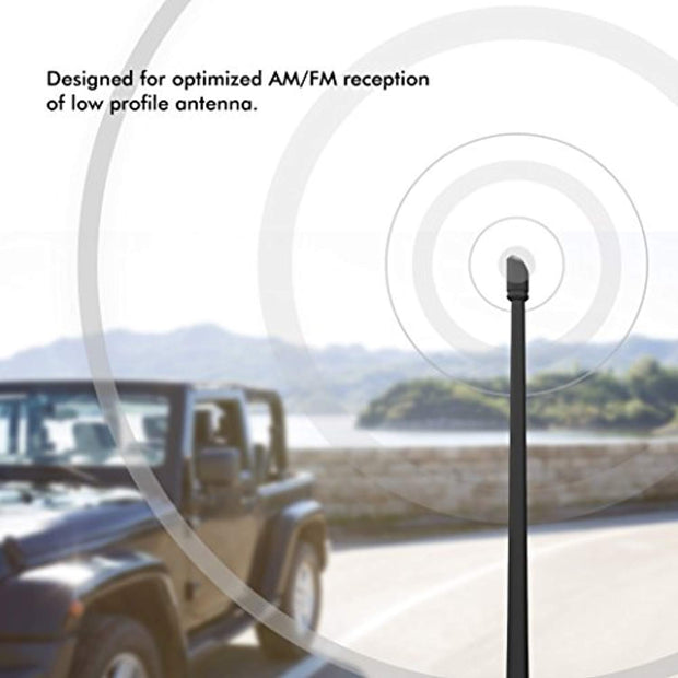 Rydonair 13 inches Antenna Compatible with Jeep Wrangler JK JKU JL JLU Rubicon Sahara (2007-2020)